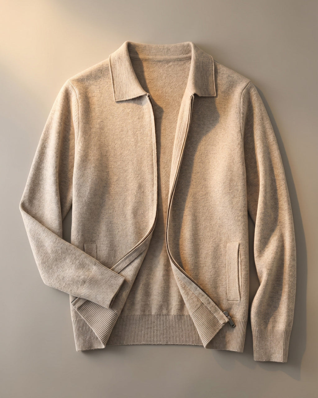 Rodolfo Cashmere Zip-Through Jacket