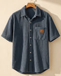Massimo Corduroy Short-Sleeve Shirt