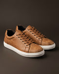 Vittorio Faux Leather Low-Top Sneaker