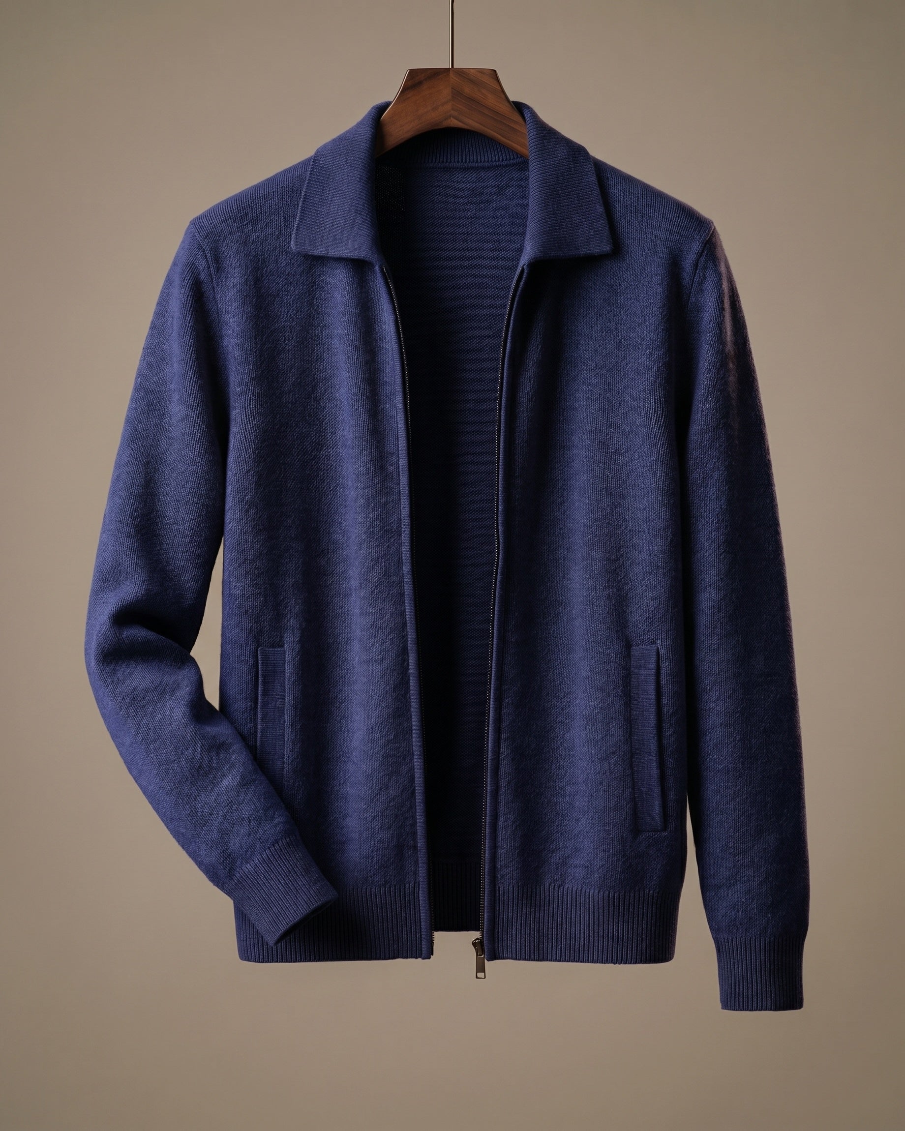 Rodolfo Cashmere Zip-Through Jacket
