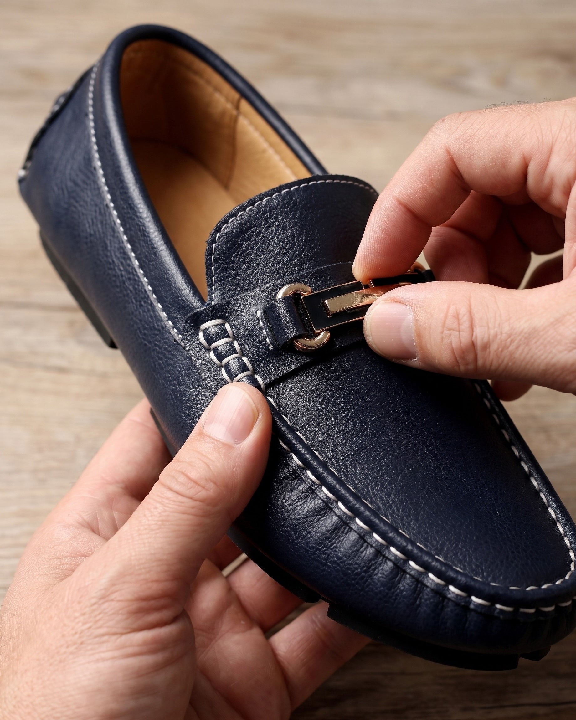 Igor Pebbled Leather Loafer