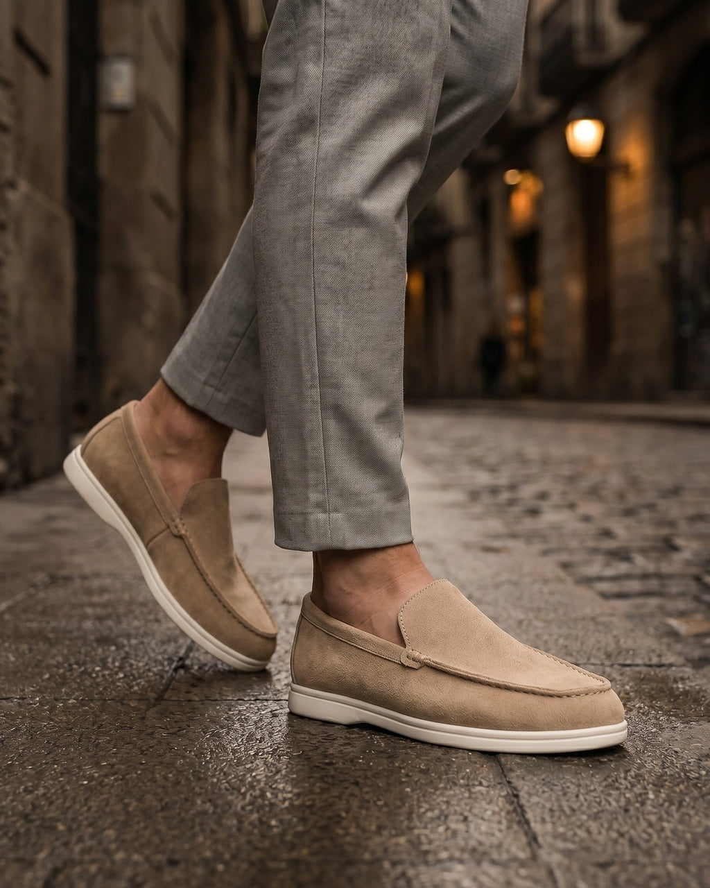 Paolo Suede Slip-On Loafers